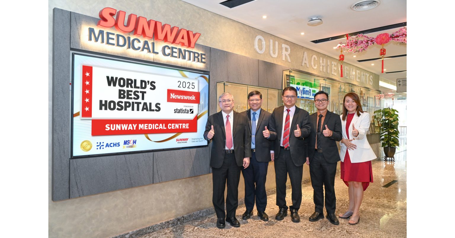 Sunway Medical Centre named top Malaysian Hospital in Newsweek’s World’s Best Hospitals ranking
