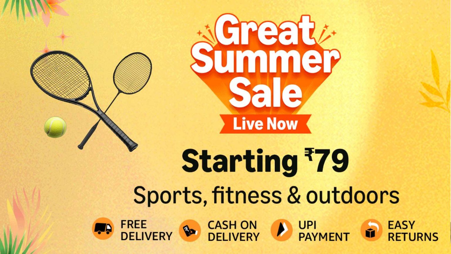 Smash your fitness goals with the Amazon Summer Sale 2025: Up to 80% off on pickleball, tennis racquets