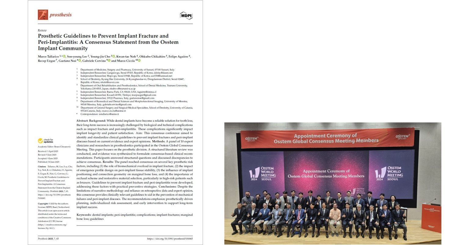 Guidelines for Osstem Implants, Implant Fracture and Peripheral Diseases are Presented