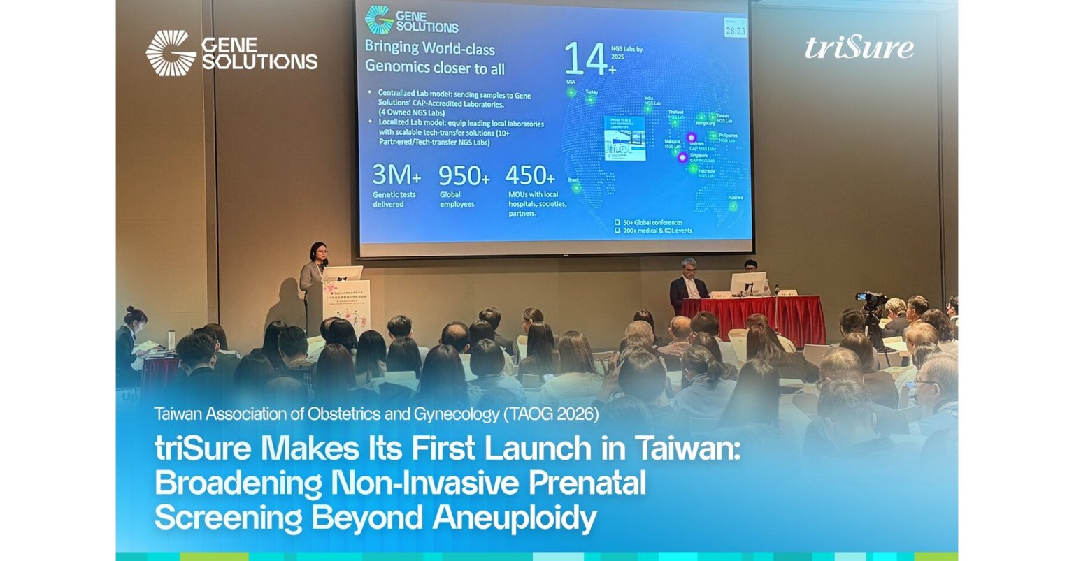 triSure NIPT Debuts in Taiwan, Expanding Non-Invasive Prenatal Screening Beyond Aneuploidy