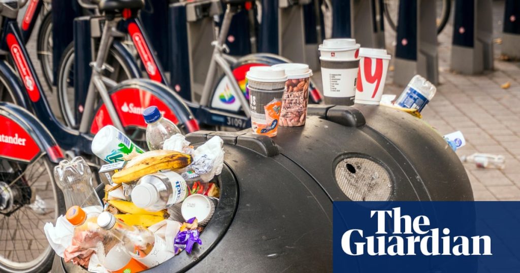 I was fined £500 after putting a coffee cup in a rubbish bag next to a full bin